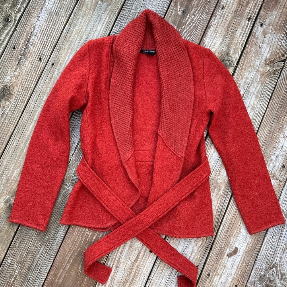 89th & Madison Wrap‎ Sweater Wool Jacket